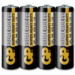 GP 超霸 (黑)超級環保碳鋅電池 3號 4入
